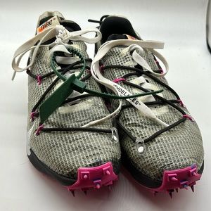 Off-White x Nike Waffle Racer Black Women's 8